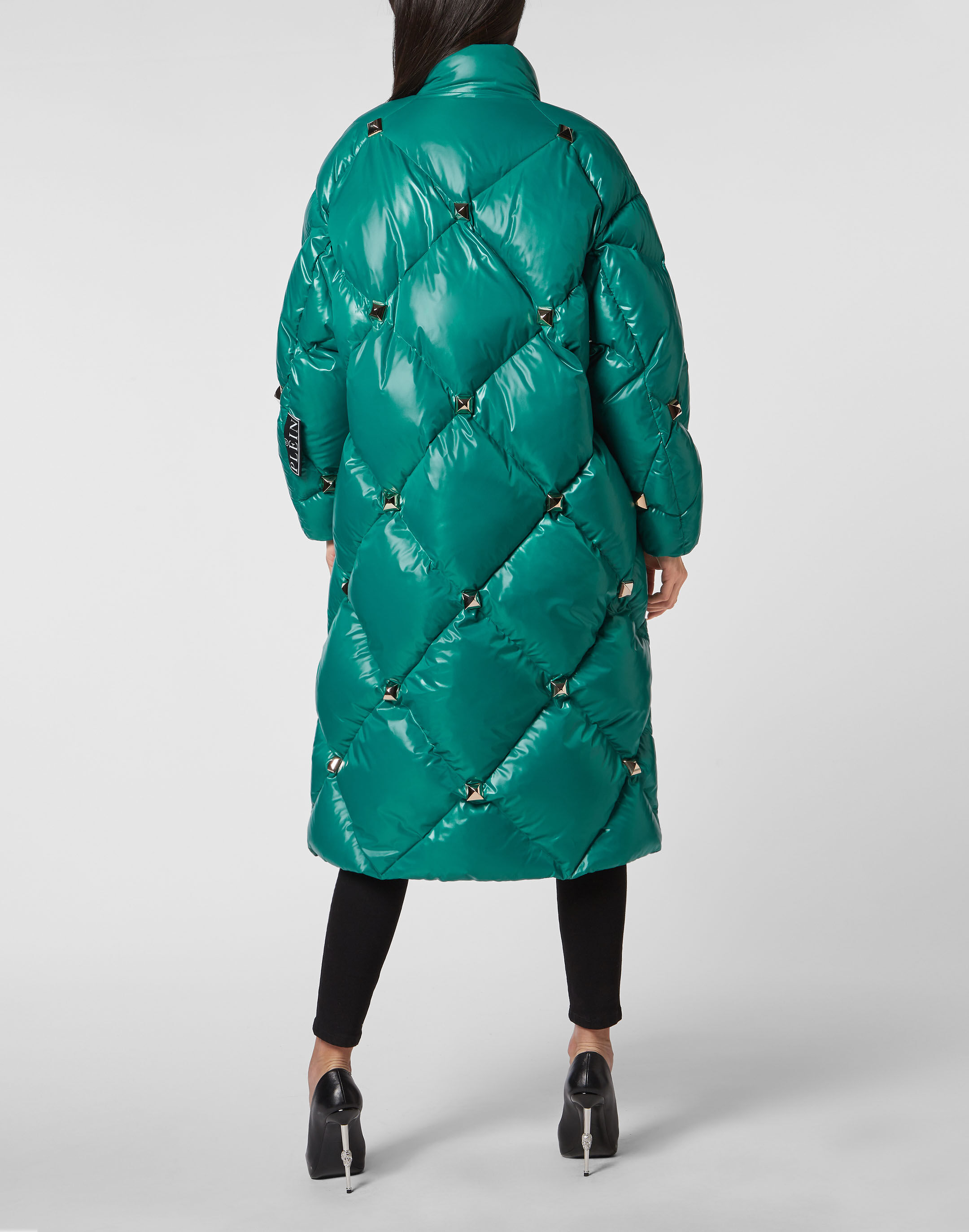 Long Puffer Jacket Philipp Plein Outlet