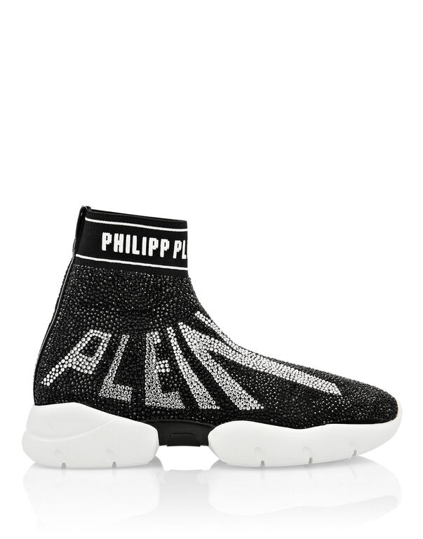 Hi-Top Sneakers Crystal Plein