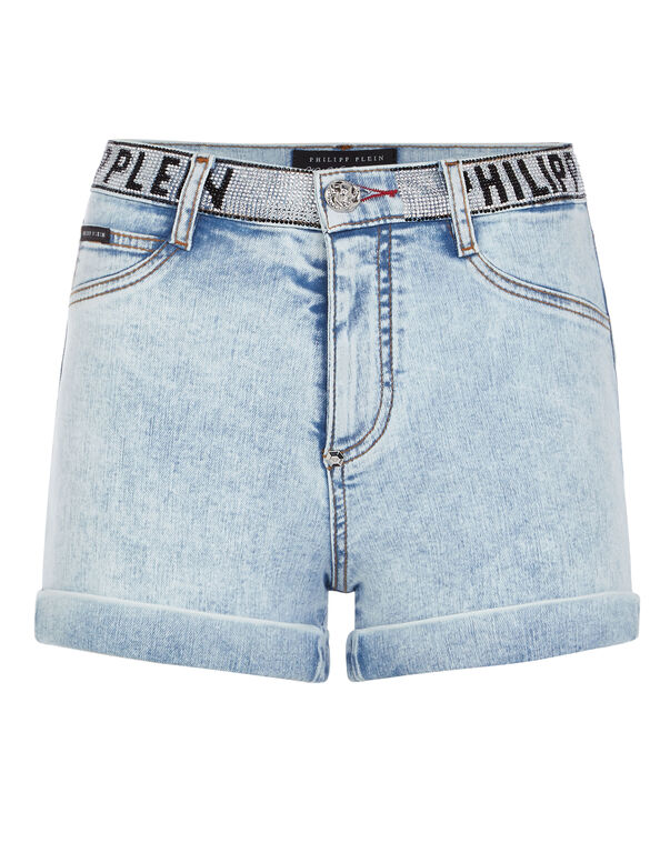 Denim High Waist Hot pants Philipp Plein TM