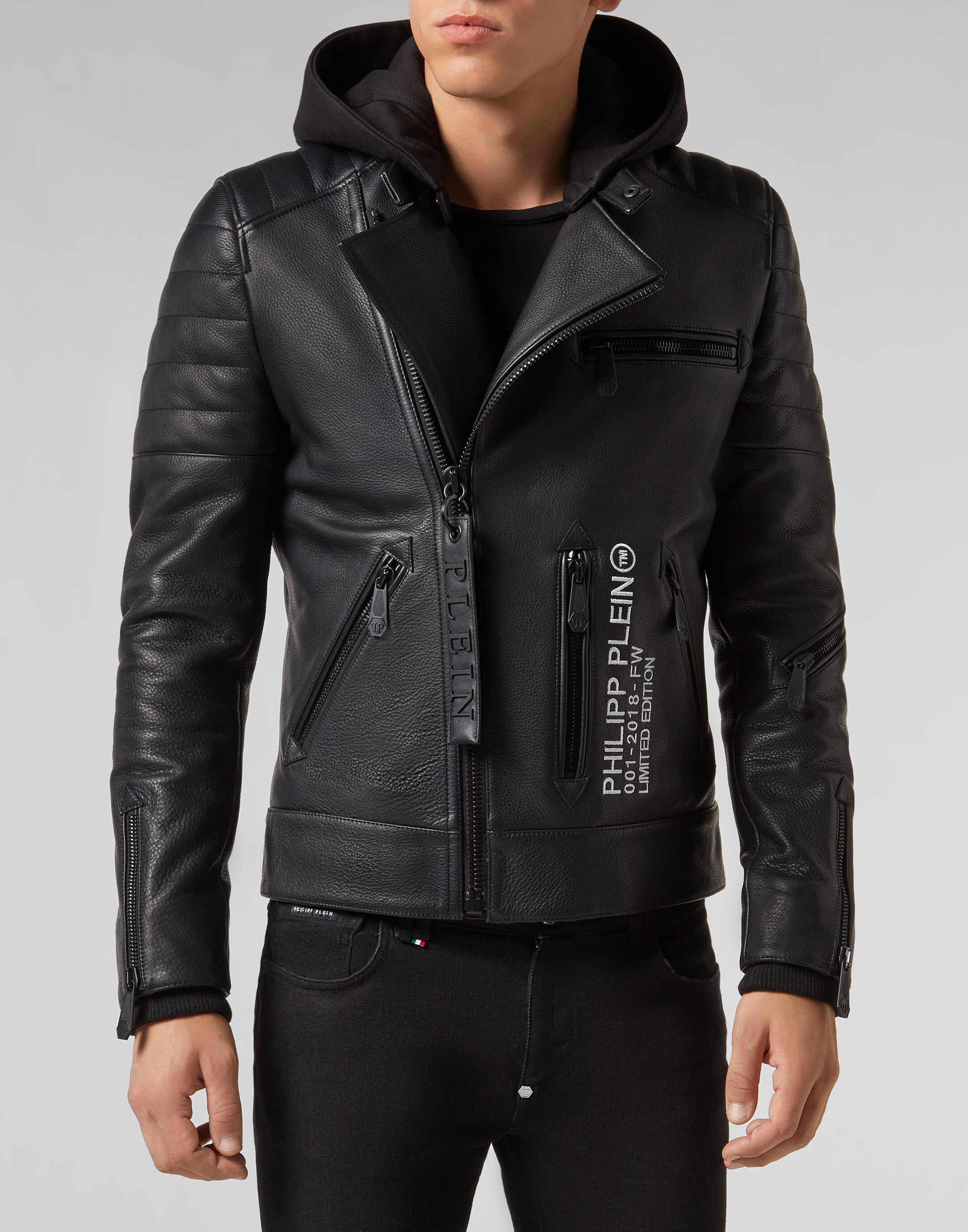 Philipp plein leather store jacket limited edition