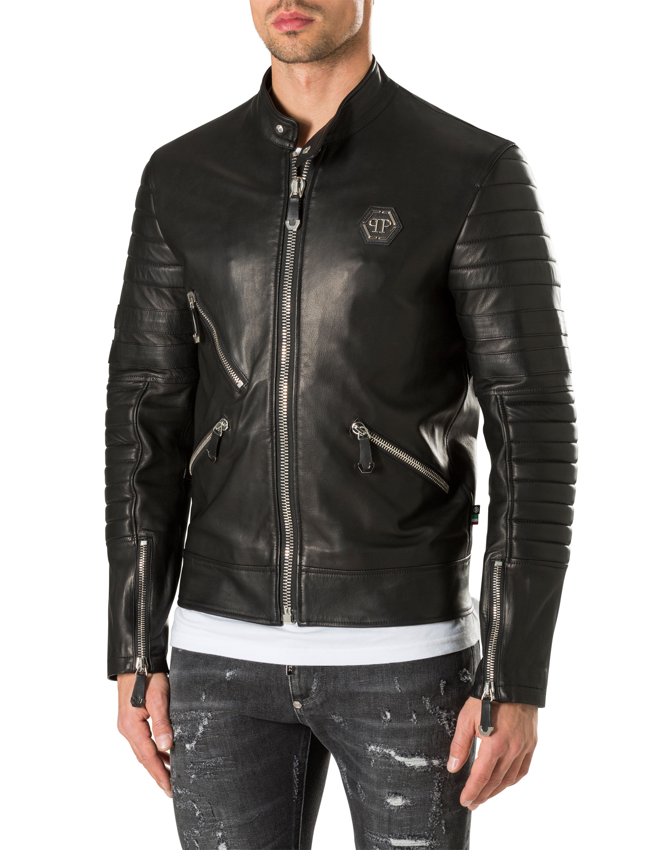 Pp leather jacket sale
