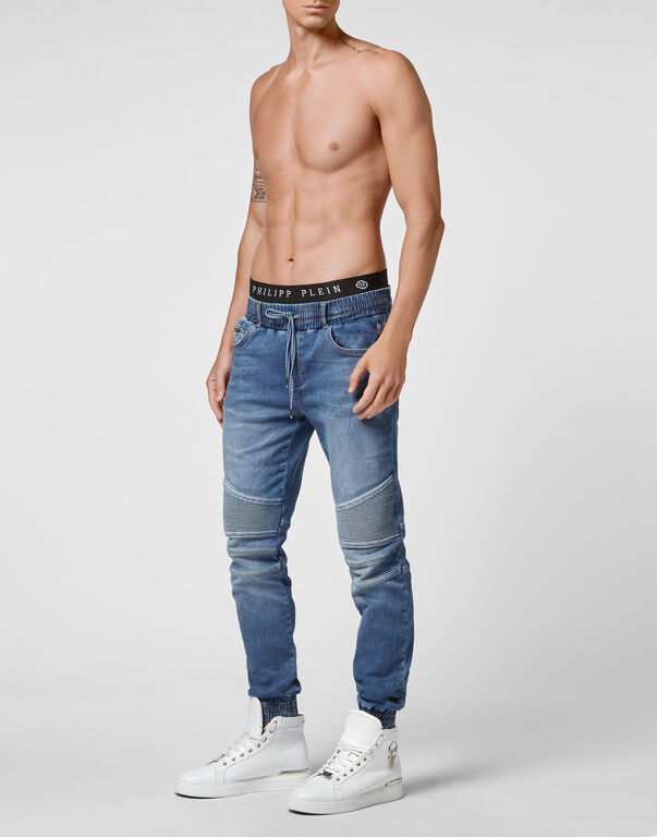 Denim Jogging Trousers