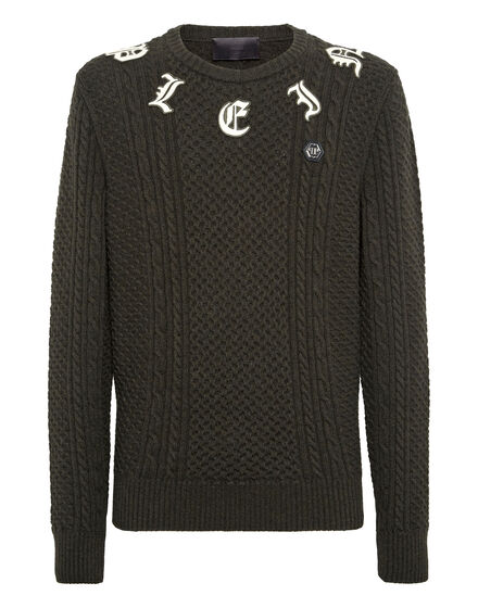 Wool & Cashemere Pullover Round Neck LS