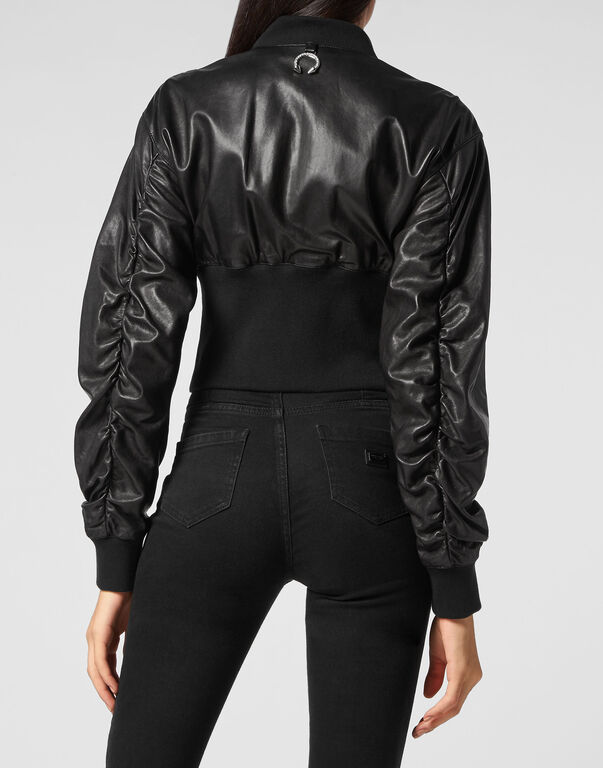 Leather Bomber