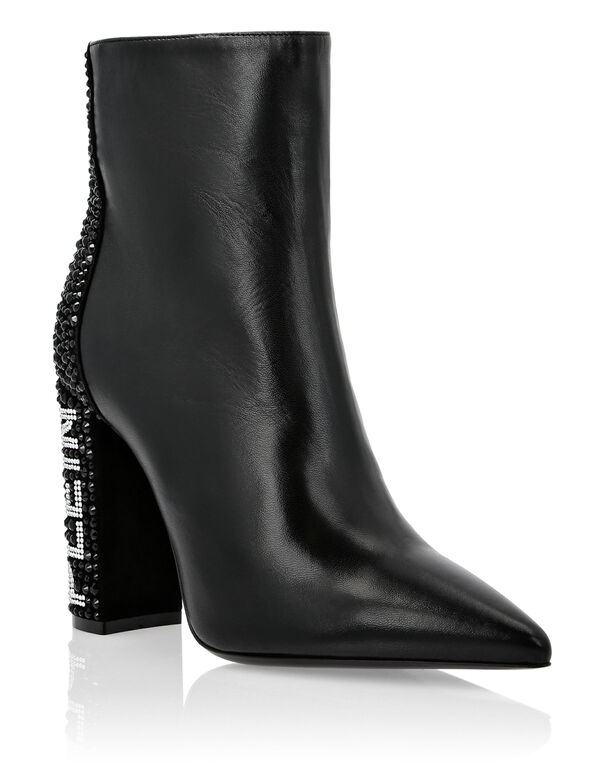 Boots High Heels Mid Crystal Plein