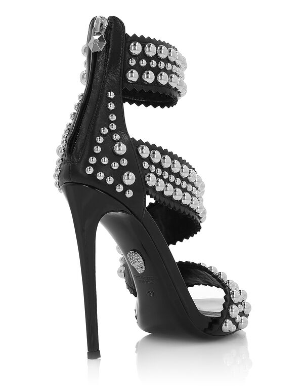 Sandals High Heels "Rounded Studs"