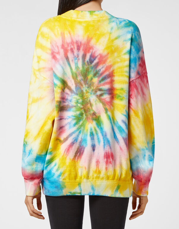 Pullover Round Neck LS  Tie dye