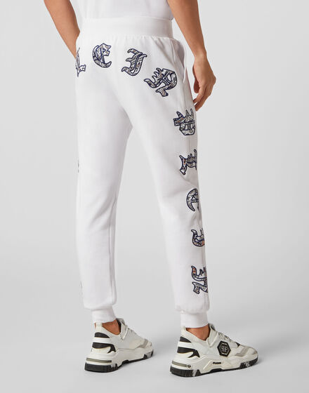 Satin Jogging Trousers Paisley Gothic Plein Satin Jogging Trousers Paisley Gothic Plein