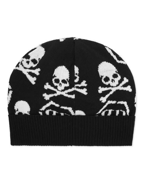 Wool Beanie Skull&Bones