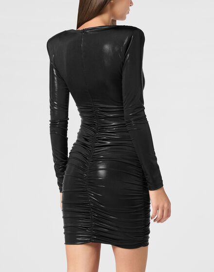 Mini Dress LS Shiny