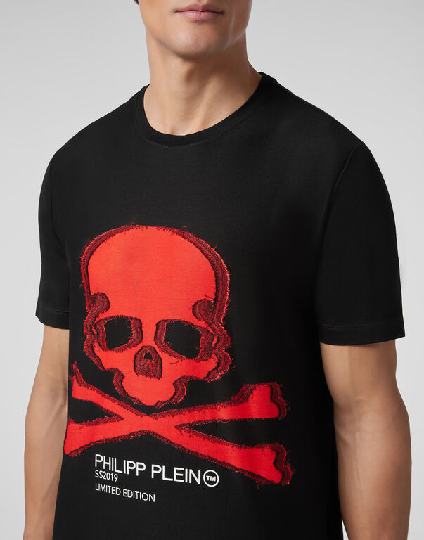 T-shirt Round Neck SS long Skull