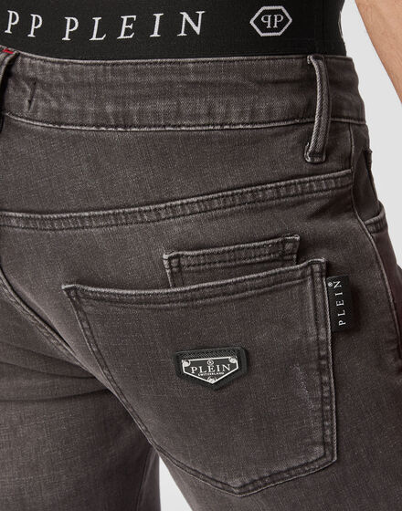 Denim Trousers Super Straight Cut Basic