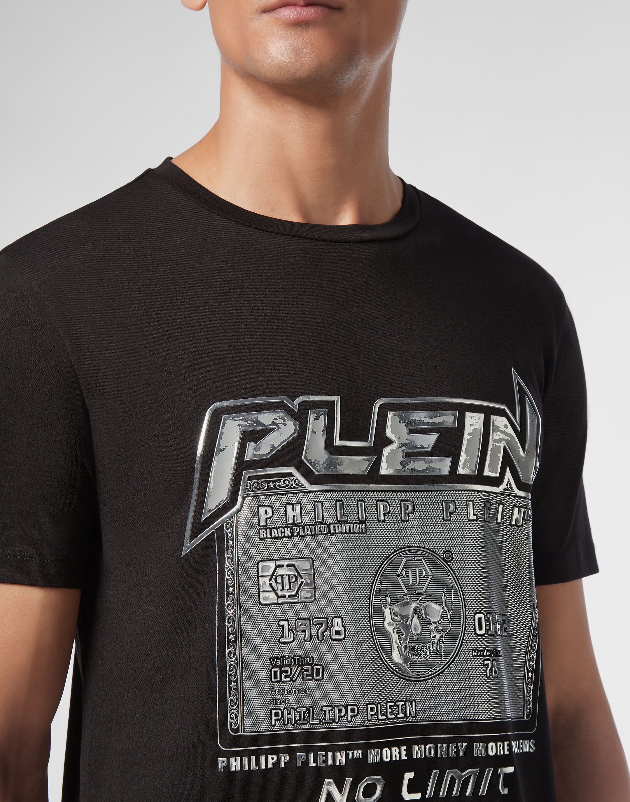 Philipp plein credit card t shirt on sale