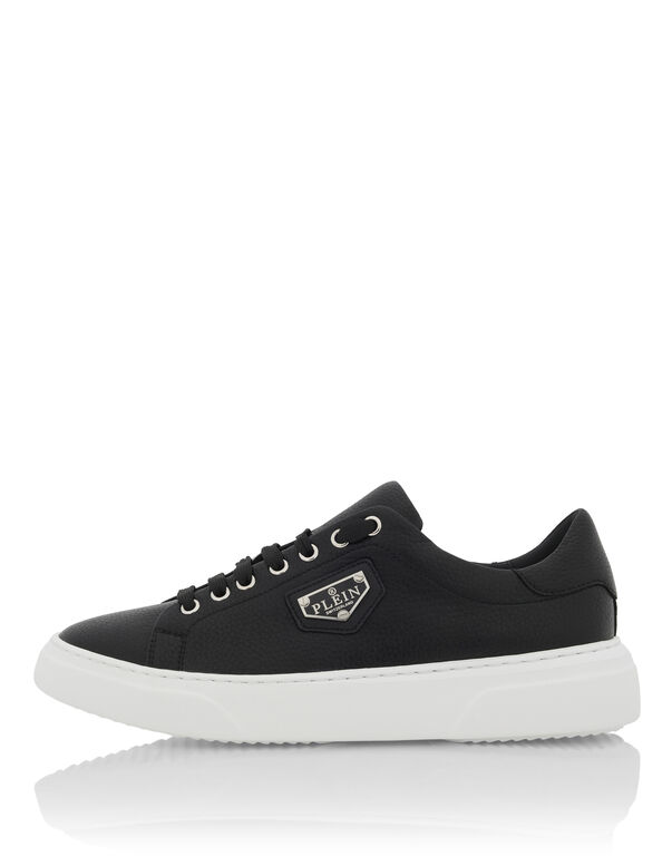 Leather Lo-Top Sneakers Iconic Plein