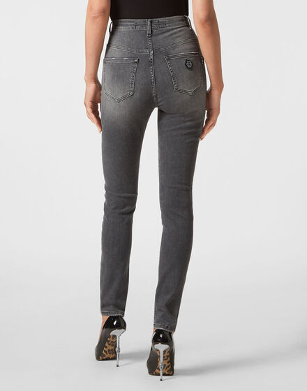 Denim Trousers Super High Waist Jegging