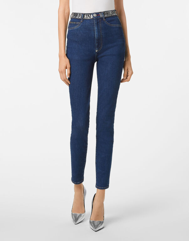 Denim Super High Waist Jegging Philipp Plein TM