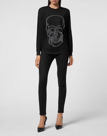 Wool Pullover Round Neck LS