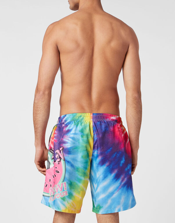 Tie-dye Long Swim Boxers Tutti Frutti
