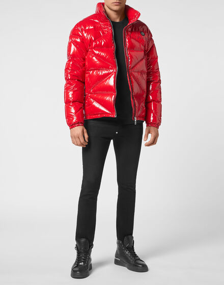 Quilted Down Jacket Hexagon Quilted Down Jacket Hexagon