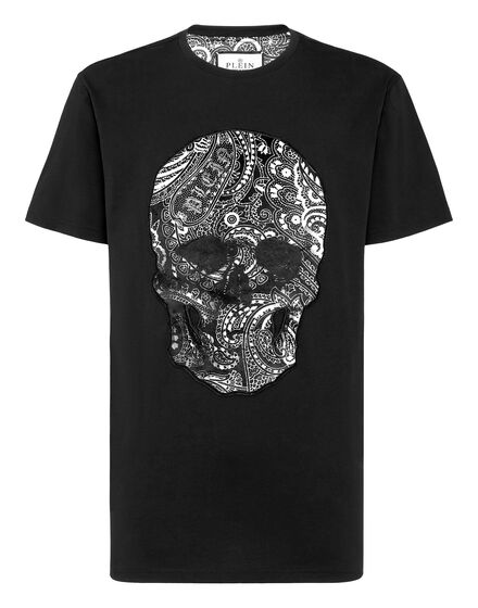 T-shirt Round Neck SS Paisley Skull