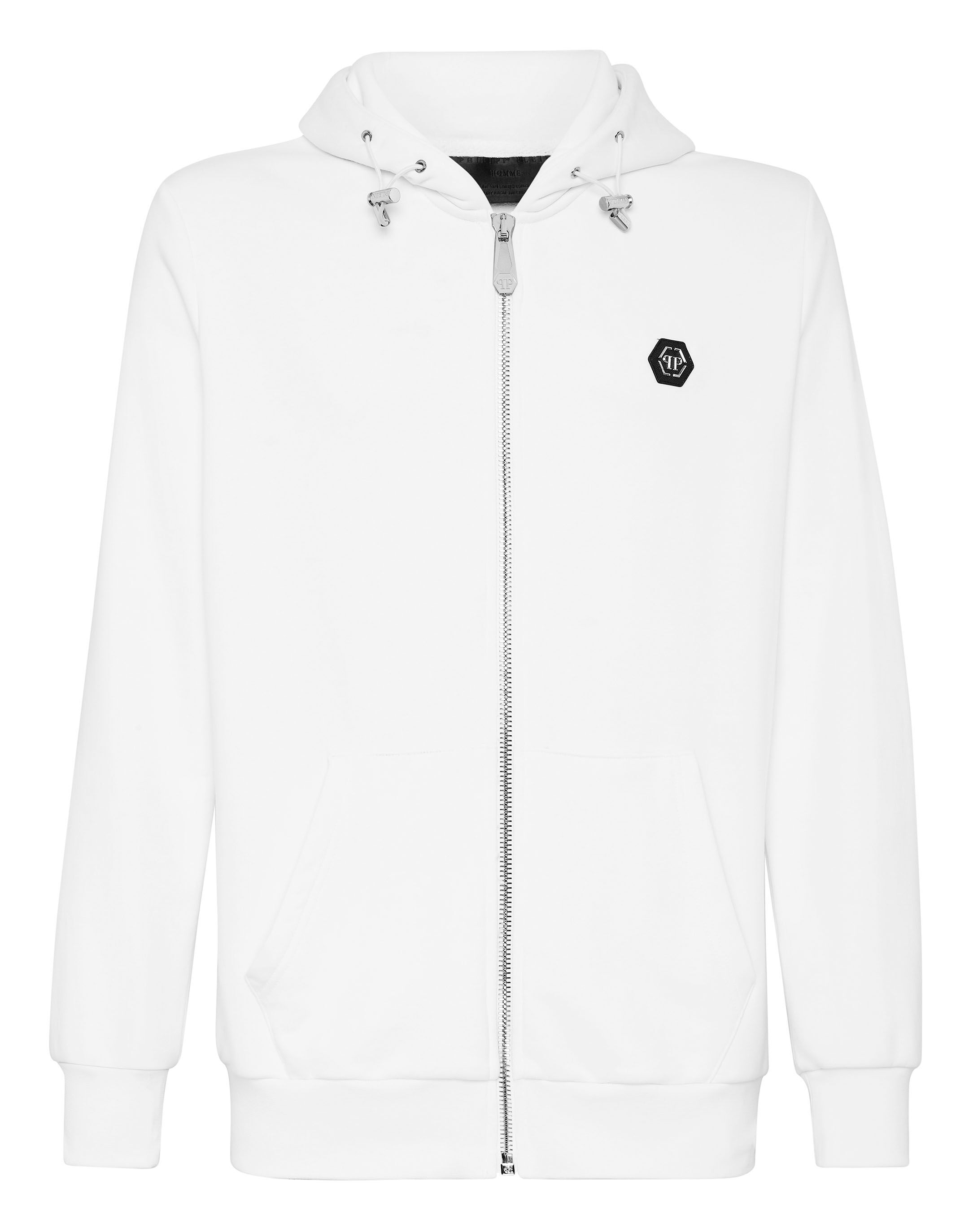 Hoodie Sweatjacket Full Zip Stones Skull and Plein Philipp Plein Outlet