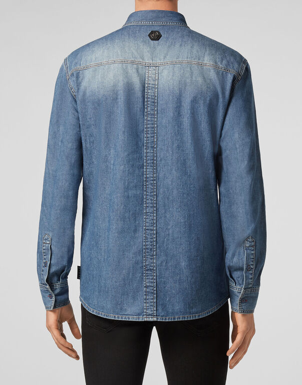 Denim Shirt Ls Istitutional