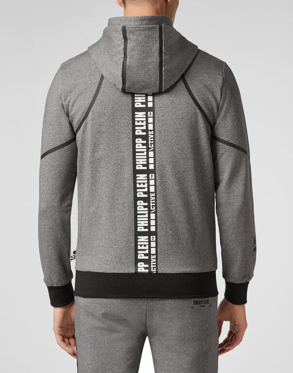 Hoodie Sweatjacket  Geometric