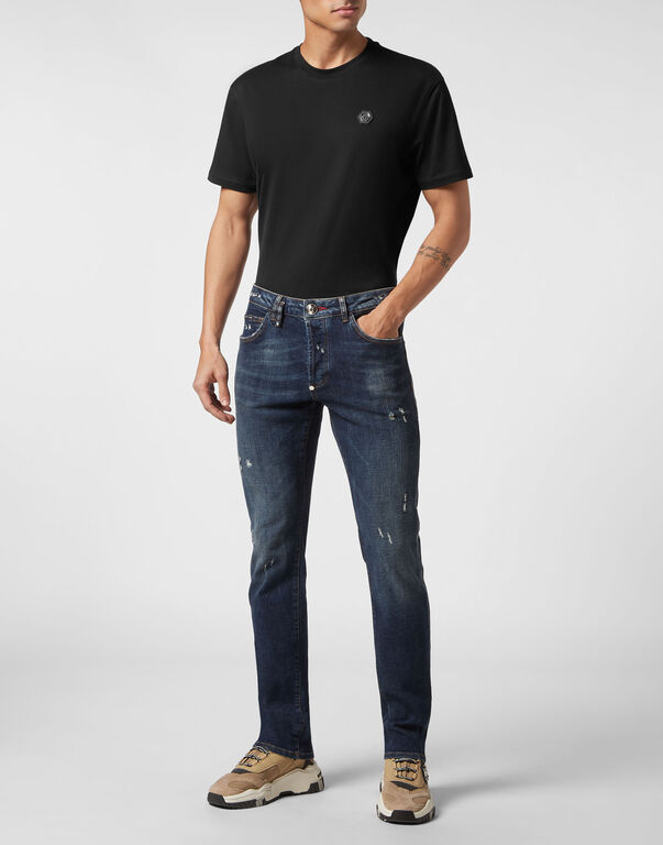 Denim Trousers Super Straight Cut Fit