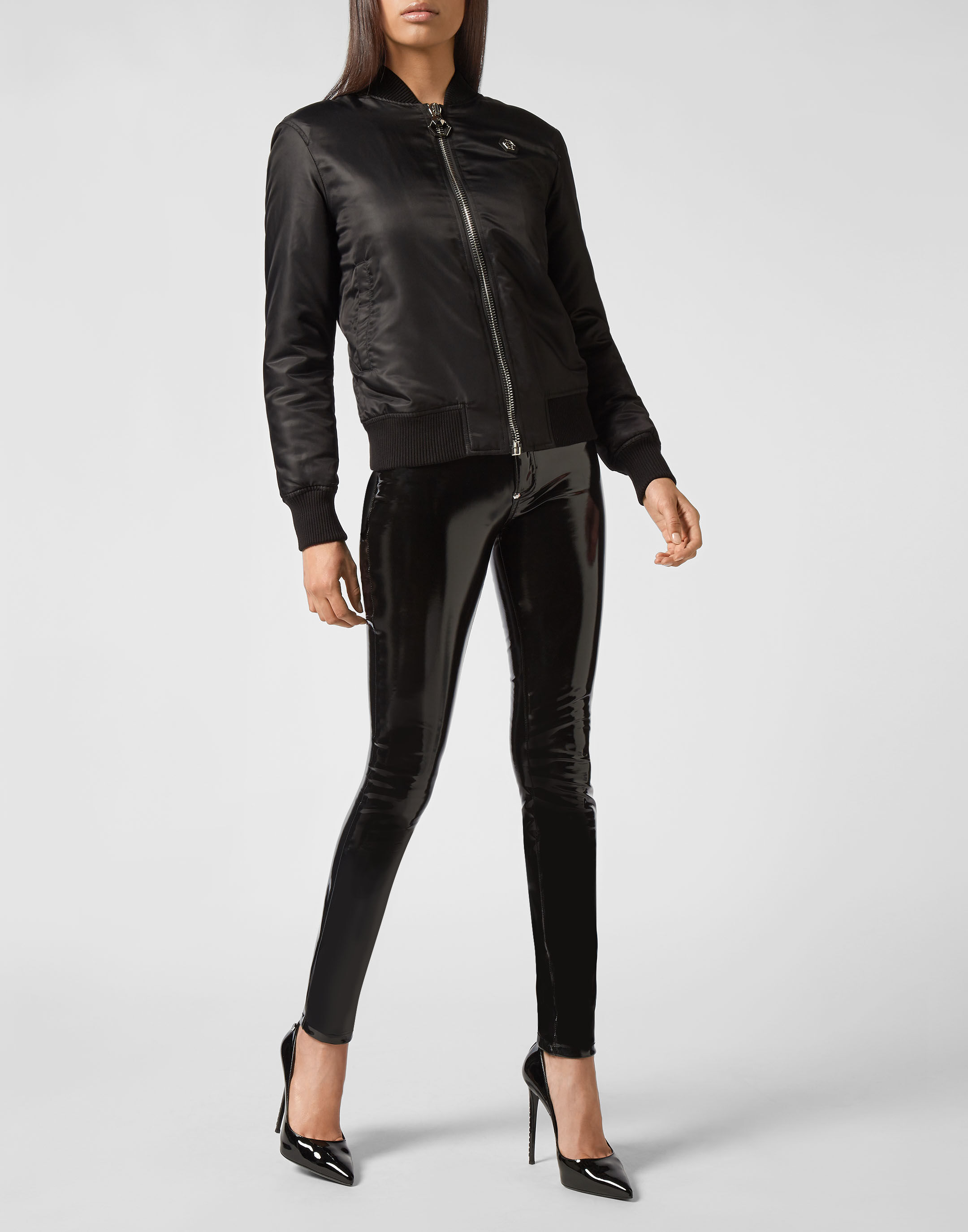 Teddy bear hotsell bomber jacket black