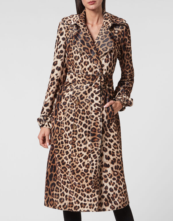 Trench coat Leopard