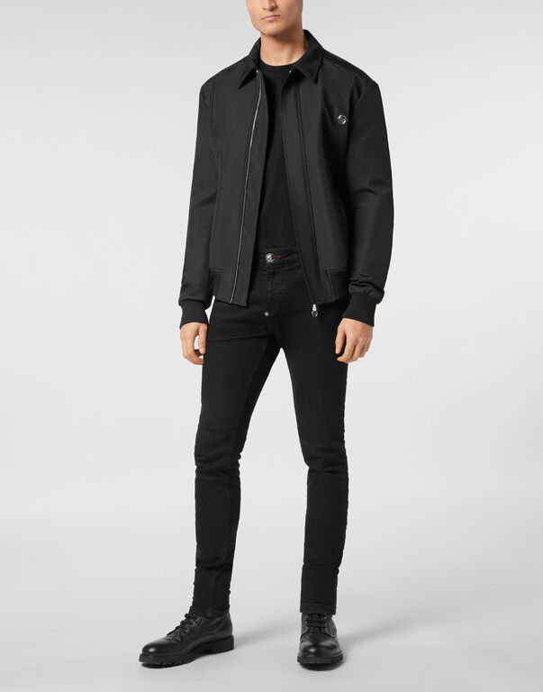 Bomber Jacket Elaphe Inserts