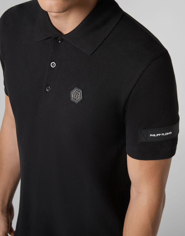 Slim Fit Polo shirt SS All over PP