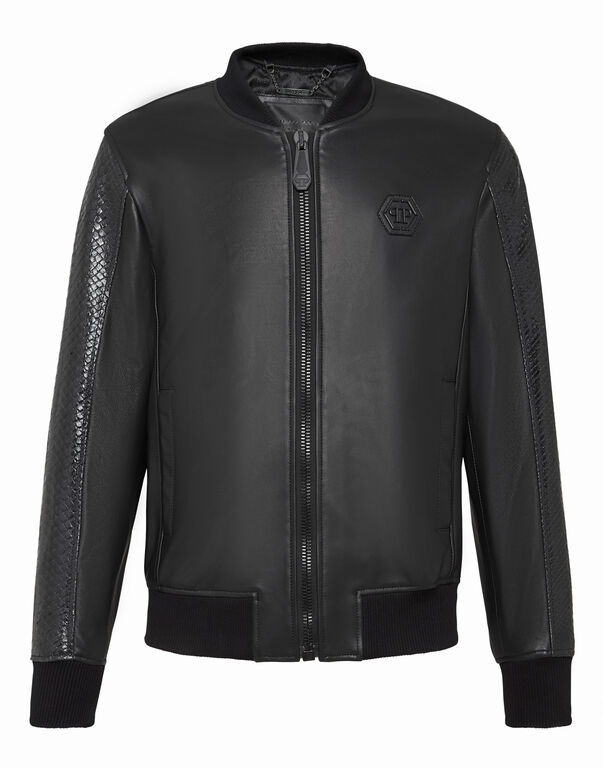 Leather Bomber Luxury