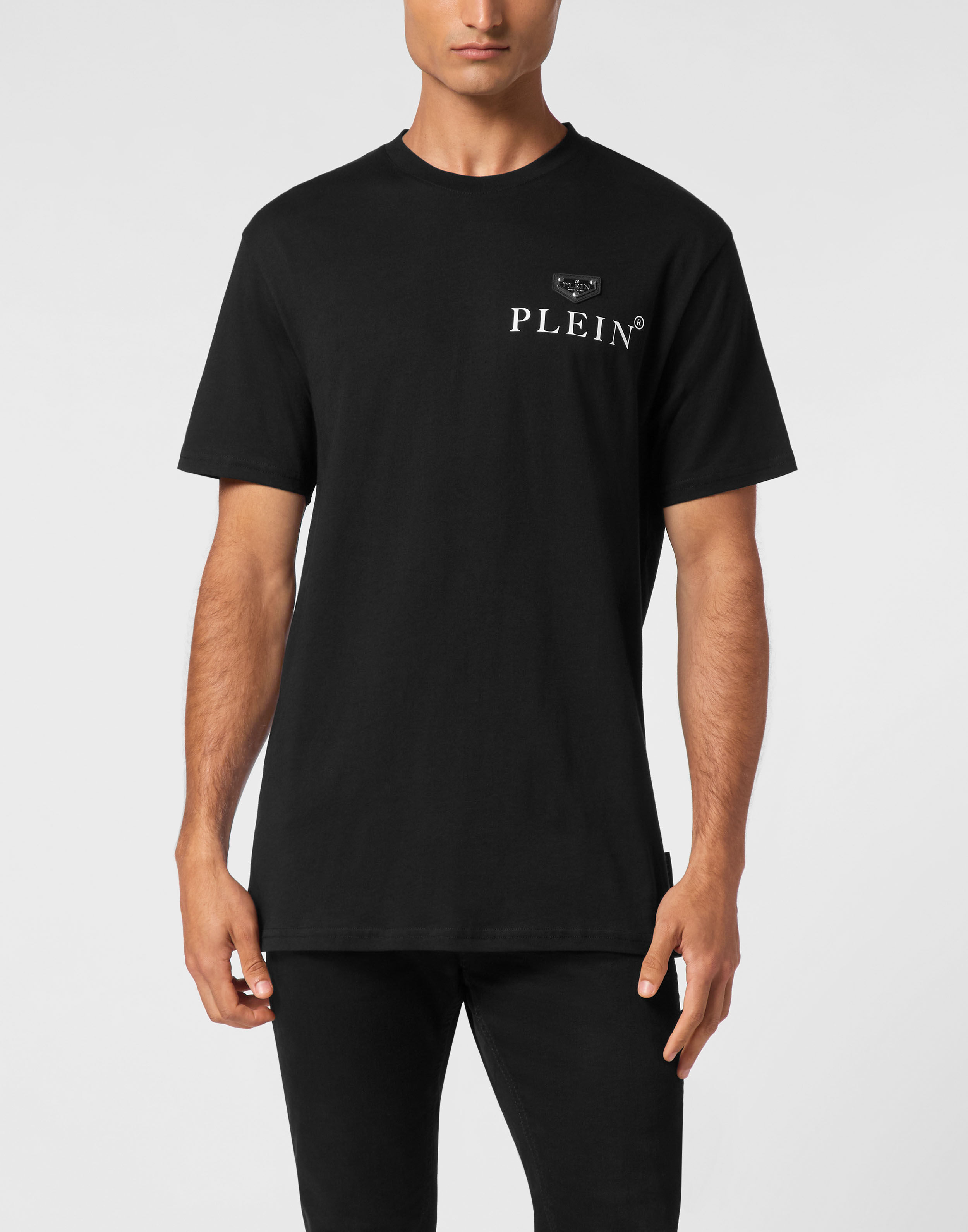Tシャツ・カットソー PHILIPP PLEIN Men T-shirt Black SAECMTK8111PJY002N 0201 T-shirt Round Neck SS Philipp Plein TM | Philipp Plein Outlet
