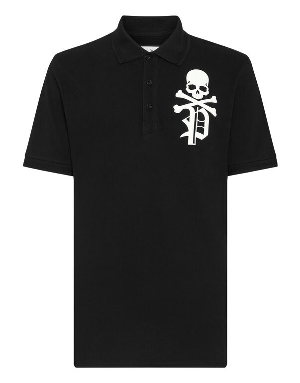 Slim Fit Polo Shirt Skull&Bones