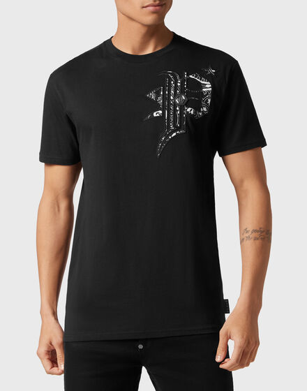T-shirt Round Neck SS Paisley Gothic Plein