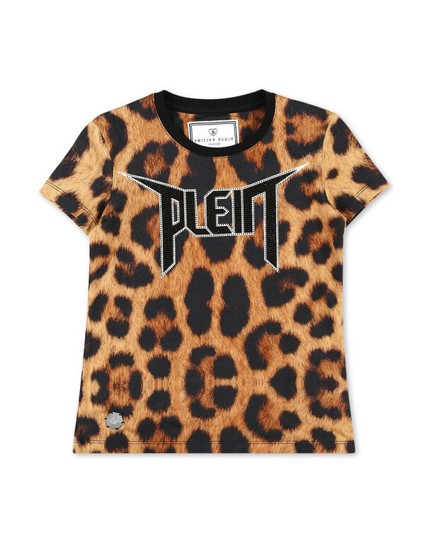 T-shirt Round Neck SS Leopard