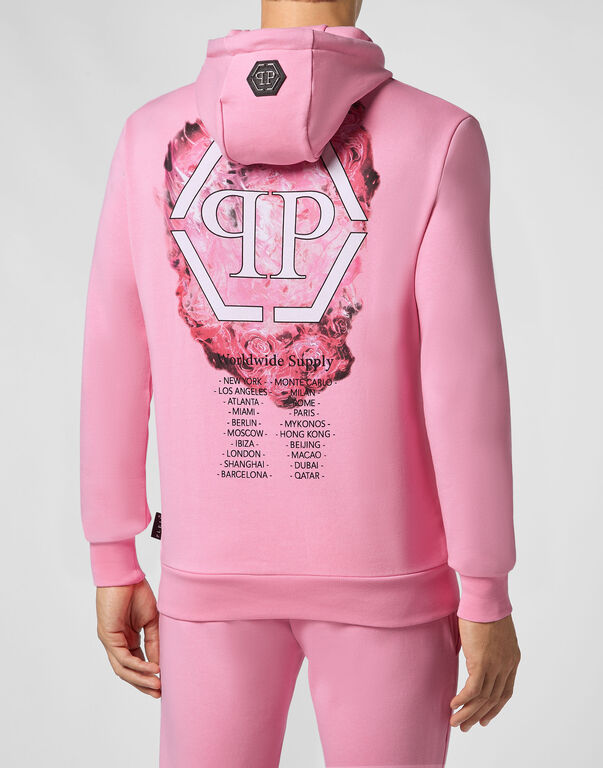 Hoodie sweatshirt Pink paradise