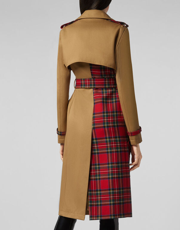 Trench coat Tartan