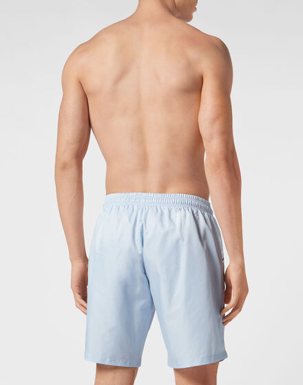 Jogging Shorts with Bulldog Print