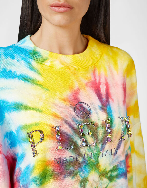 Pullover Round Neck LS  Tie dye