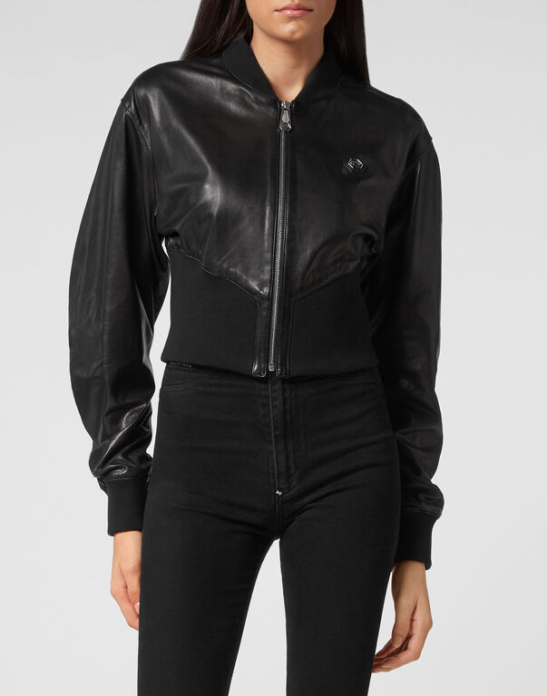 Leather Bomber