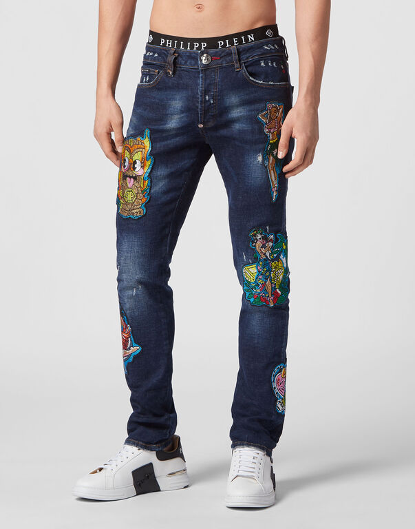 Denim Trousers Super Straight Cut Hawaii