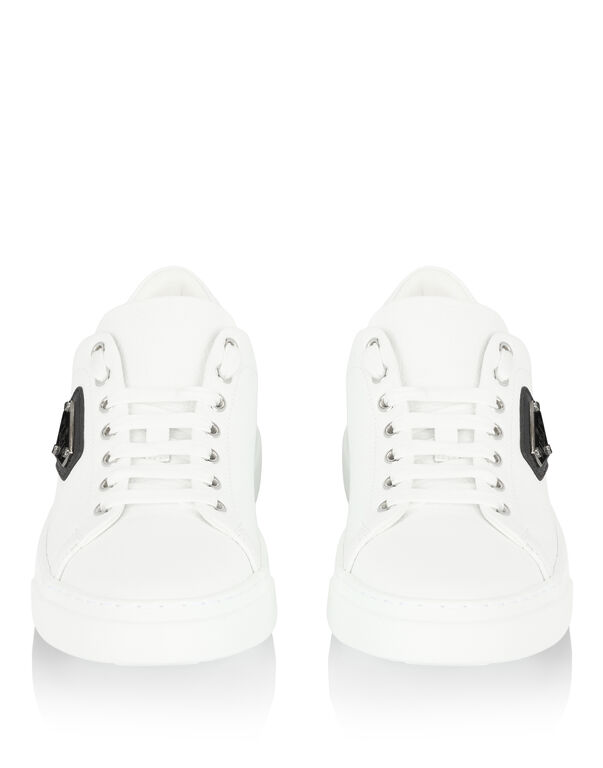 Leather Lo-Top Sneakers Iconic Plein