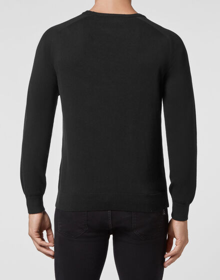 Cotton Pullover Round Neck LS