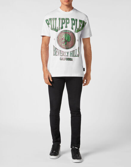 T-shirt Round Neck SS with Crystals