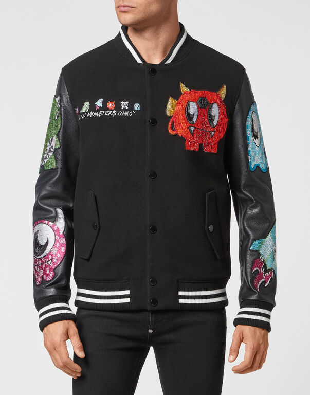 Varsity Bomber Monsters with Crystals