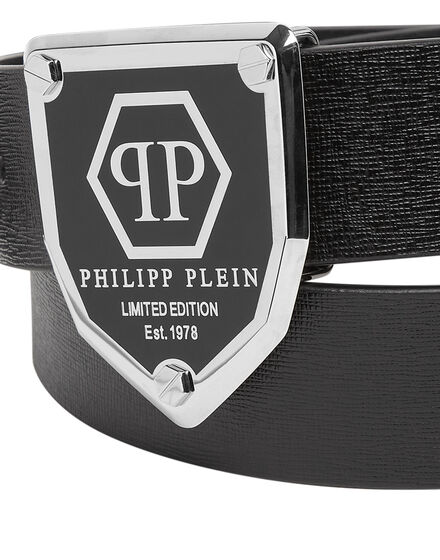 Leather Belt Hexagon