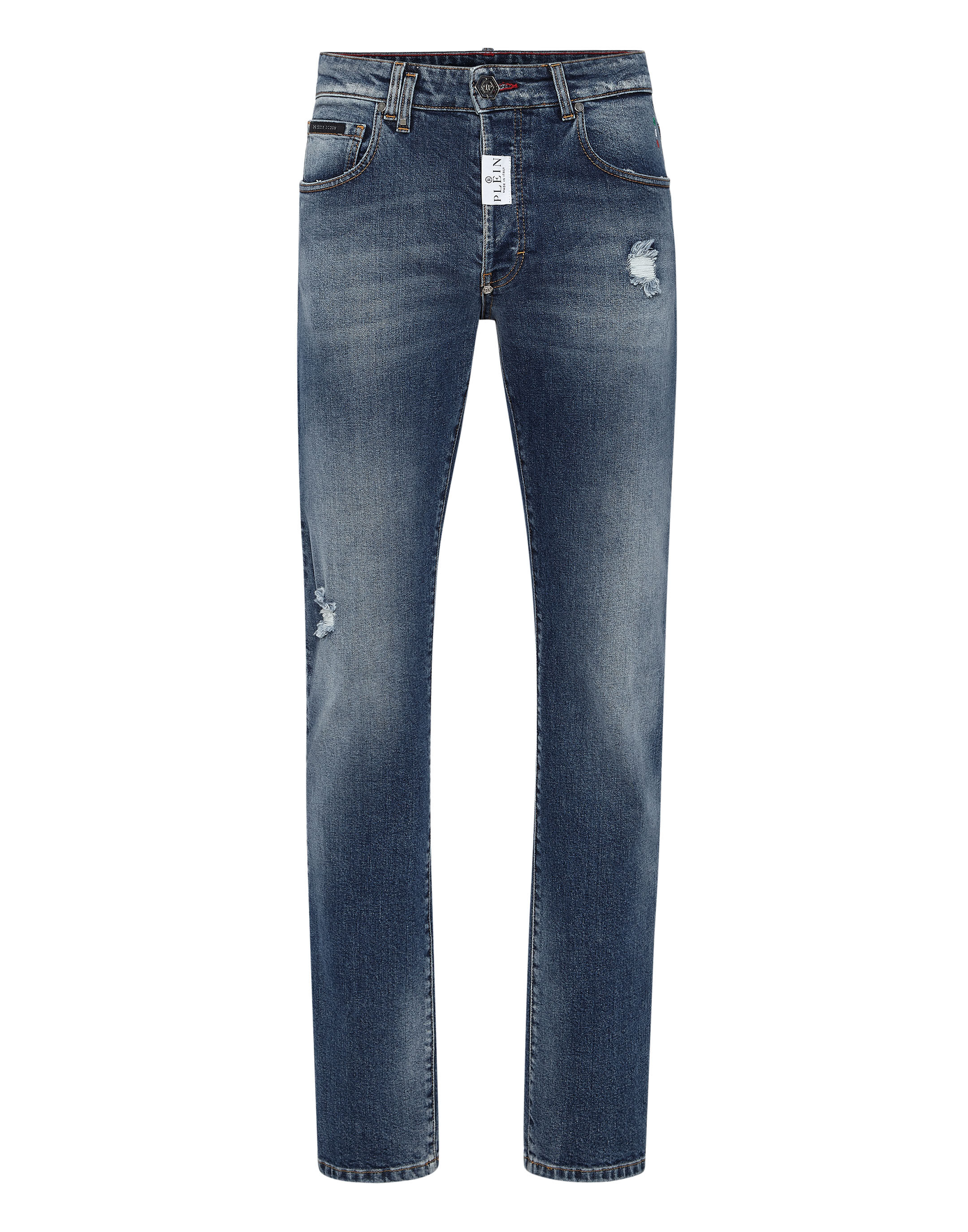 Denim Trousers Straight Supreme Philipp Plein Outlet