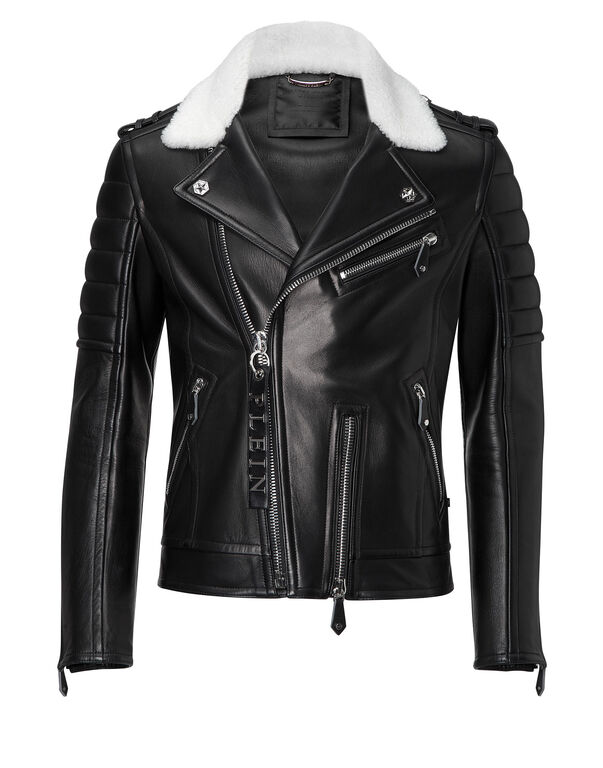 leather jacket "old taste"